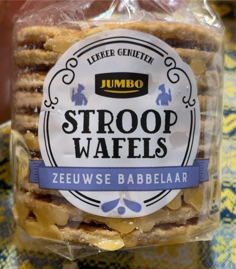 Stroopwafel Met Een Boterbabbelaarsmaak