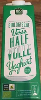 Biologische verse halfvolle yoghurt