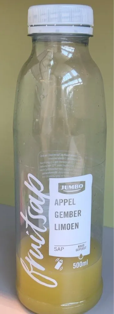 Fruitsap appel gember limoen