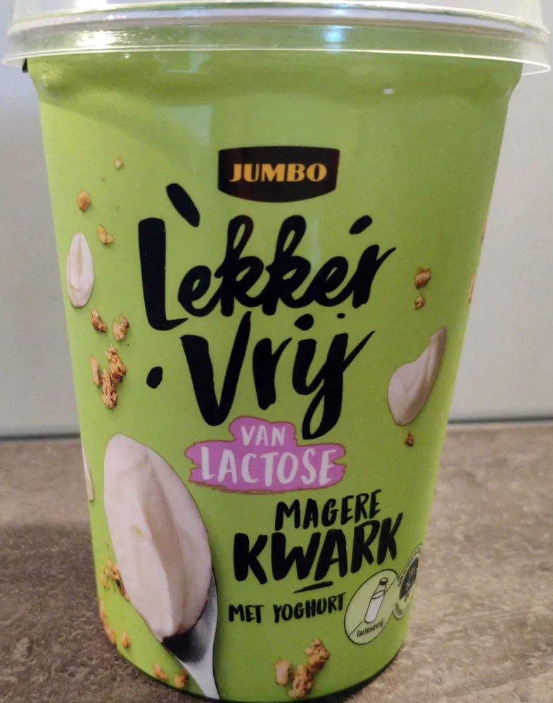 Lekker vrij van lactose magere kwark met yoghurt