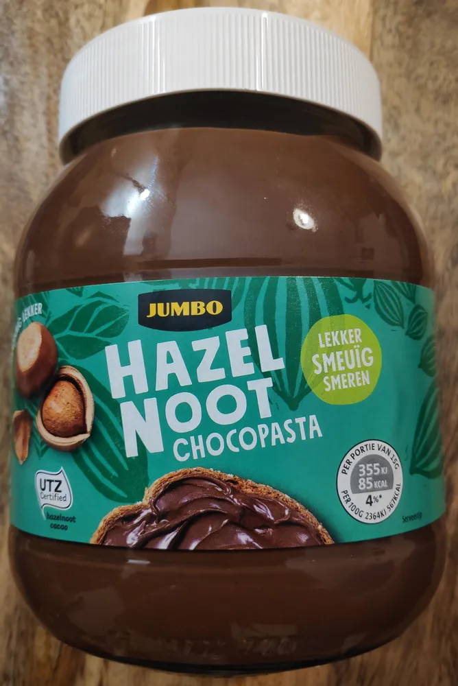 Hazelnoot chocoladepasta