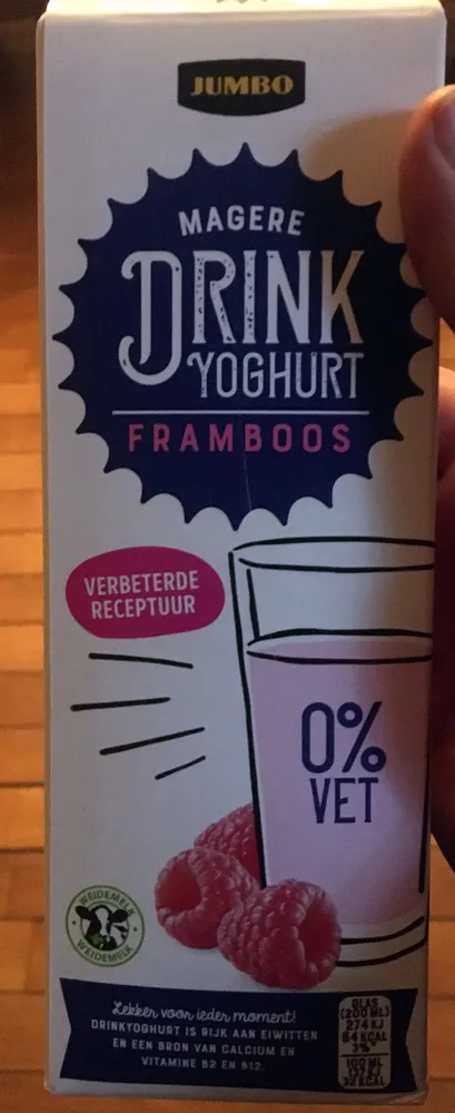 Magere drinkyoghurt framboos