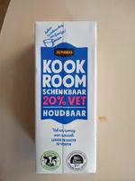 Kookroom schenkbaar 20% vet houdbaar
