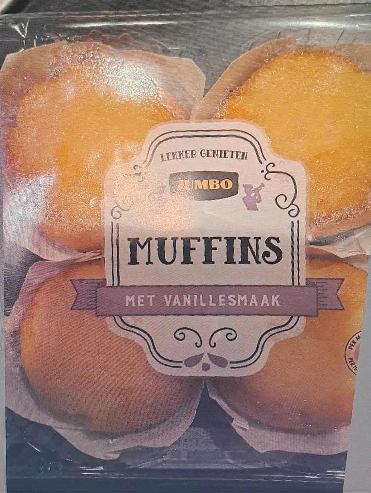 Muffins met vanillesmaak