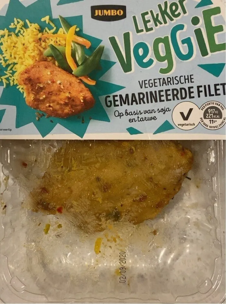 Vegetarische gemarineerde filet