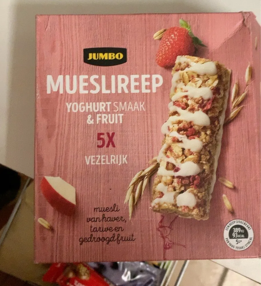 Mueslireep yoghurt smaak & fruit