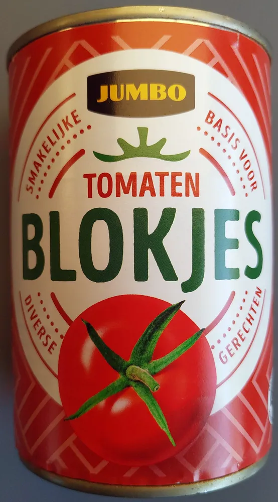 Tomaten blokjes