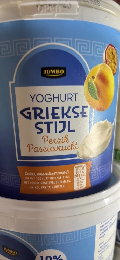 Yoghurt Griekse Stijl Perzik Passievrucht