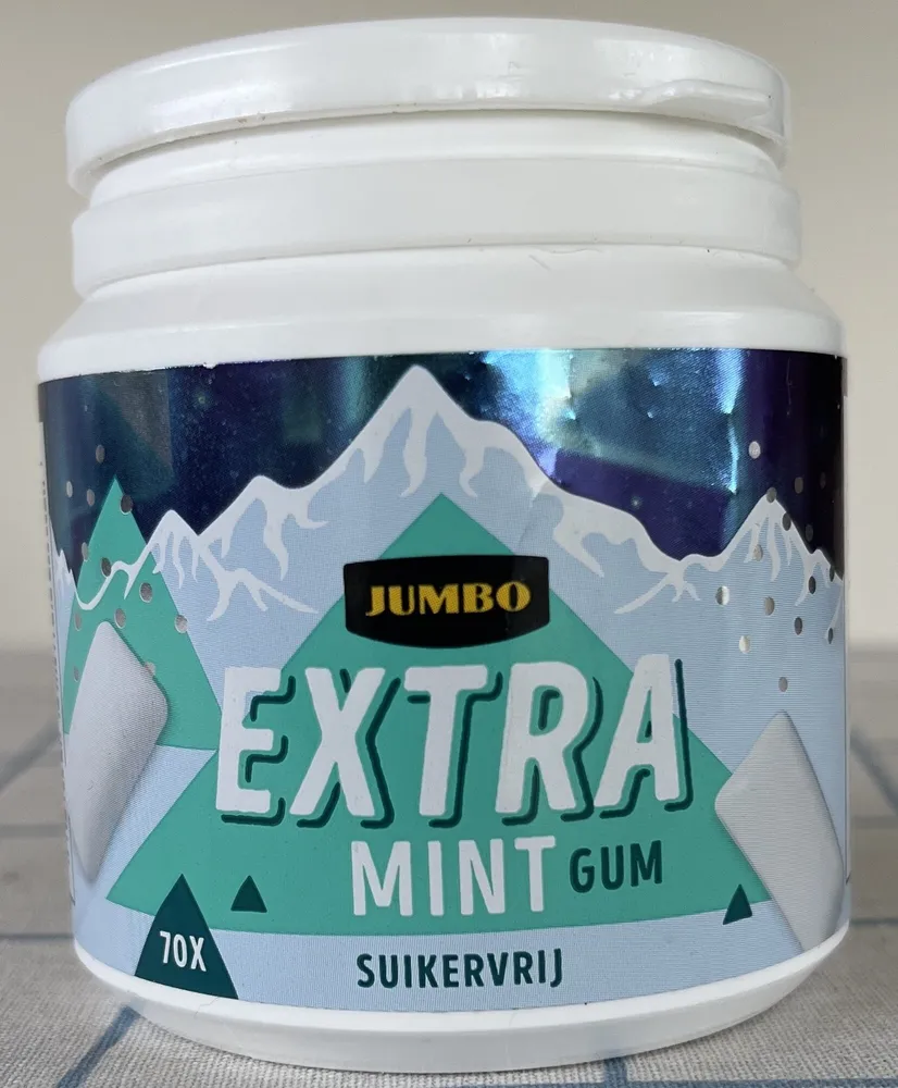 Extra mint gum suikervrij