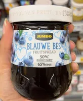 Blauwe bes fruitspread