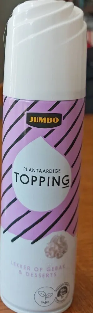 Plantaardige topping