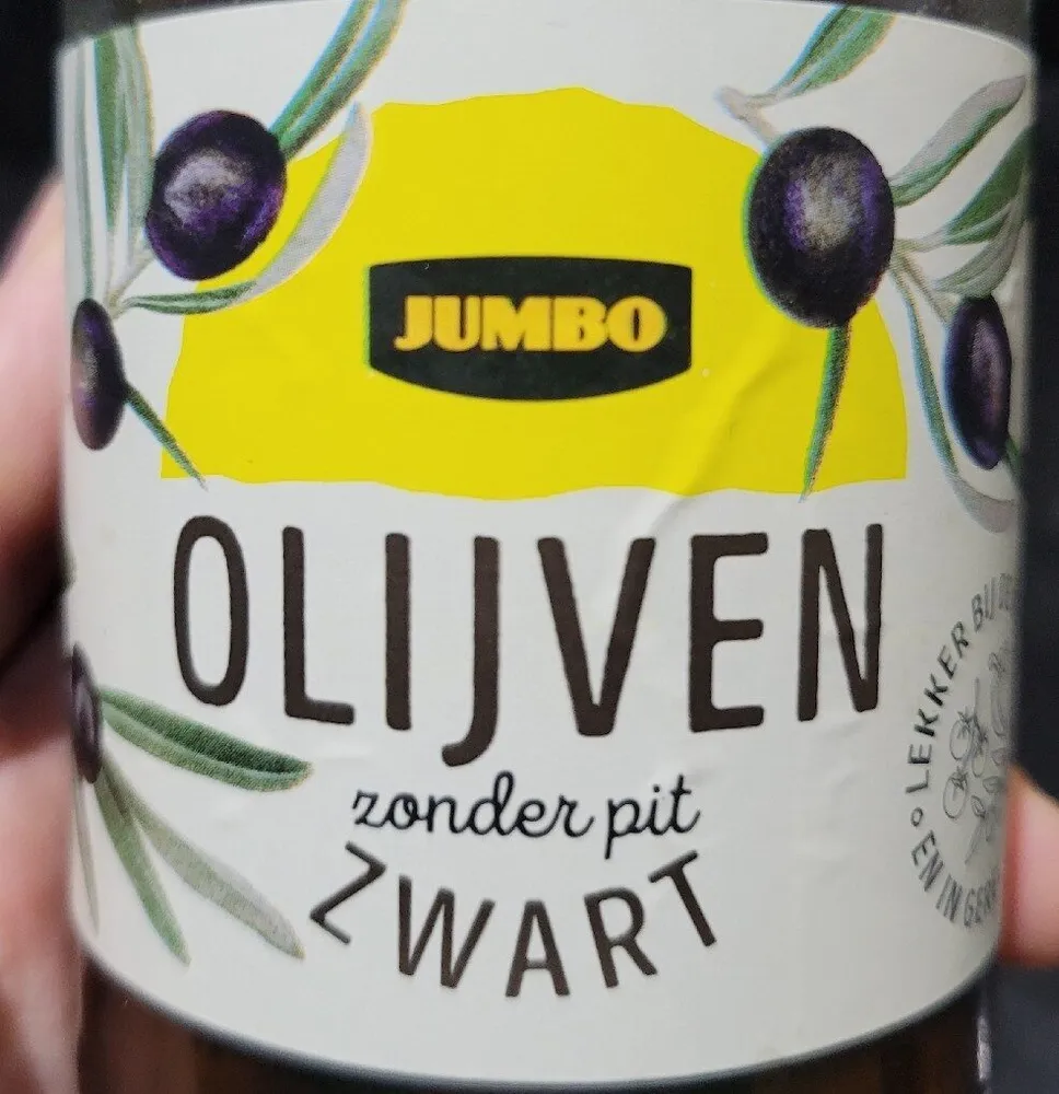 Jumbo Zwarte Olijven Zonder Pit 340 g