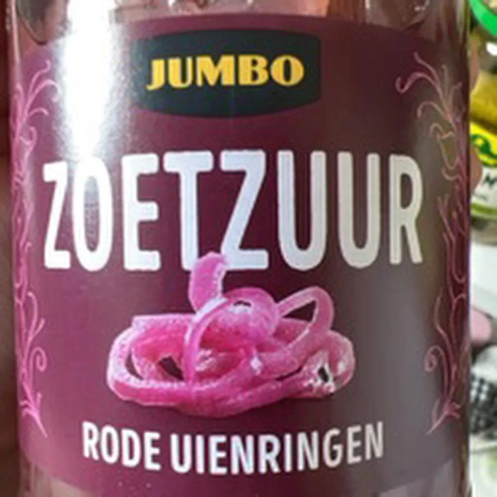 Rode uienringen zoetzuur
