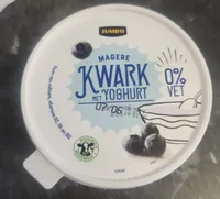 Magere Kwark Met Yoghurt Blauwe Bes
