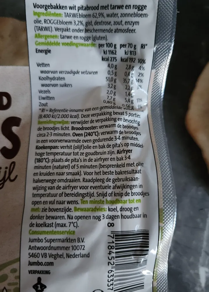 Pita's Griekse stijl