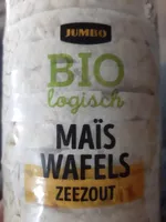 Bio logisch maïs wafels zeezout