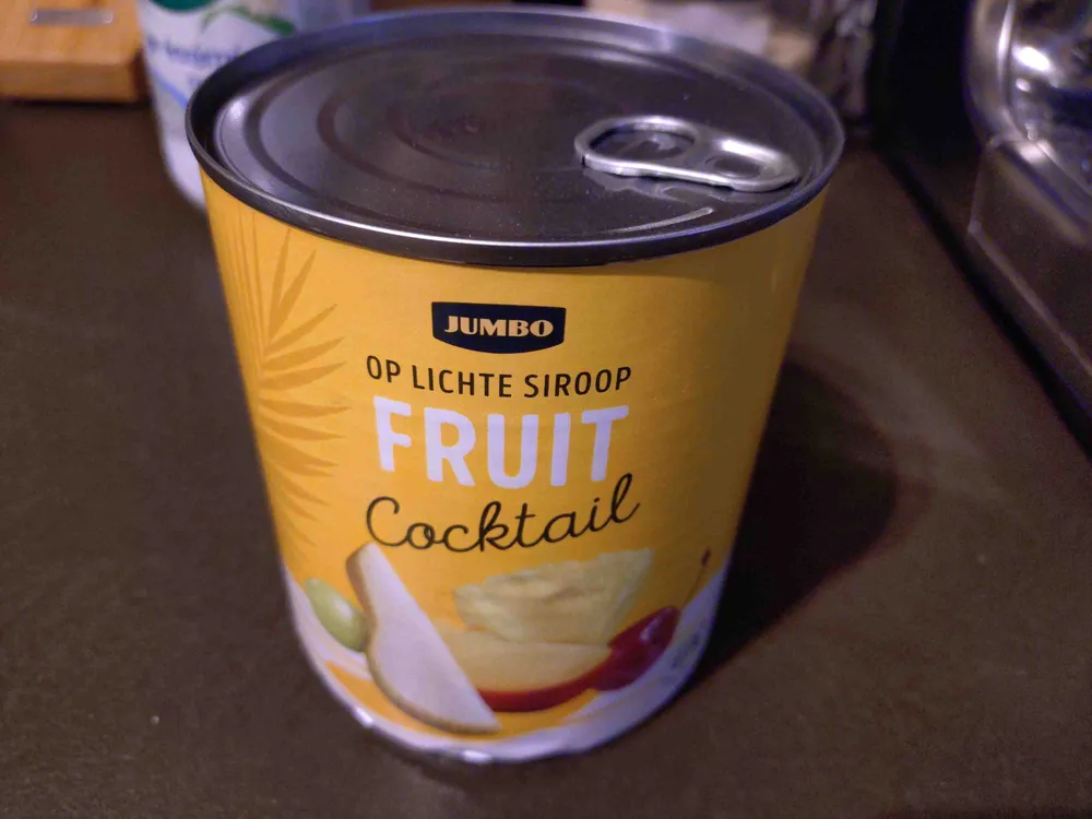 Fruit cocktail op lichte siroop