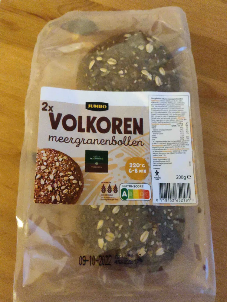Volkoren meergranenbollen