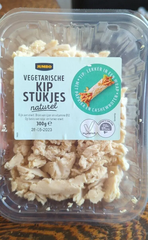 Morceaux de poulet végétarien