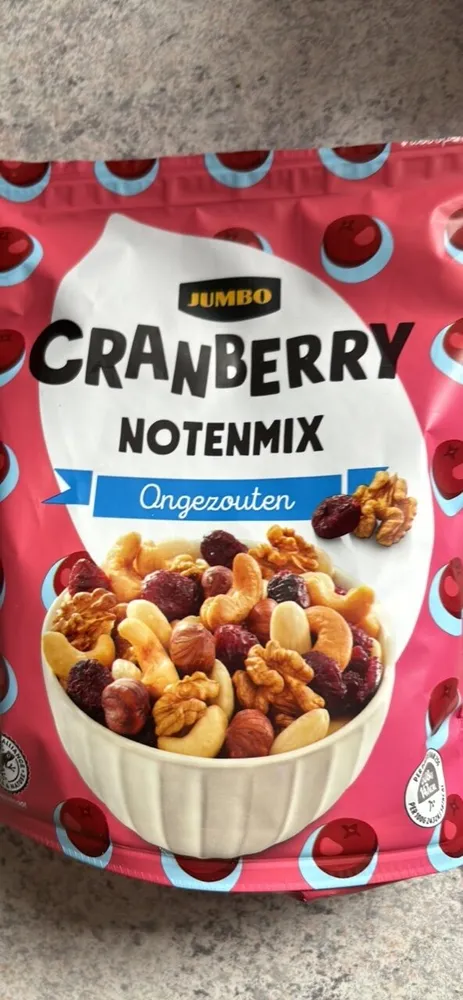 Cranberry Notenmix Ongezouten