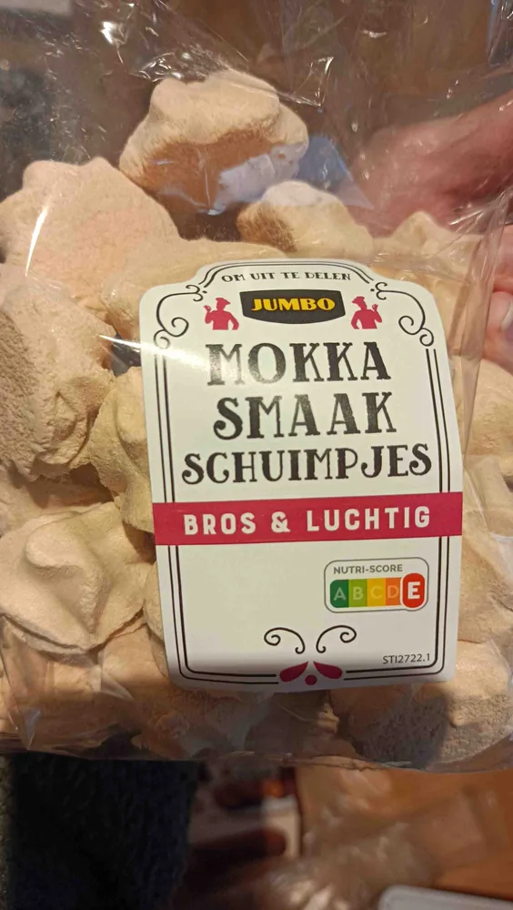 Mokka smaak schuimpjes