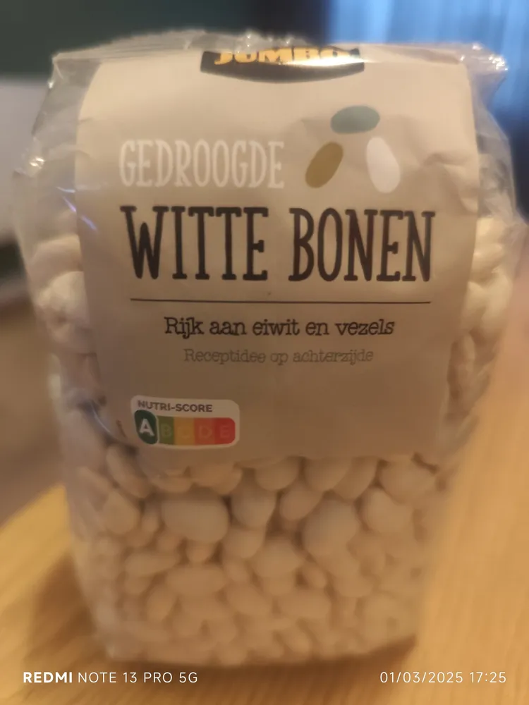 Gedroogde witte bonen