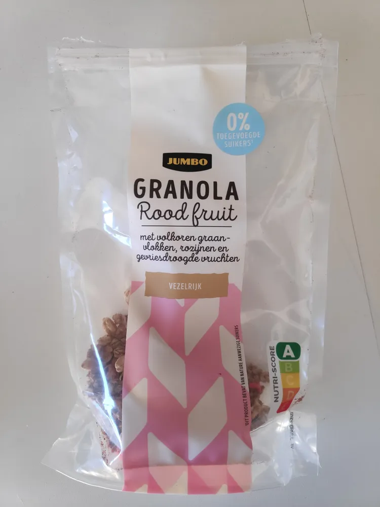 Granola Rood Fruit