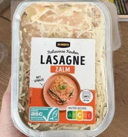 Lasagne zalm met spinazie
