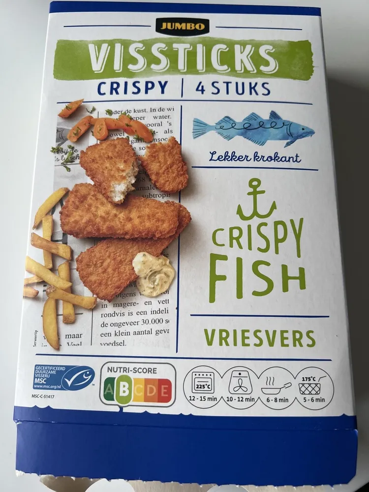 Jumbo Vissticks Crispy