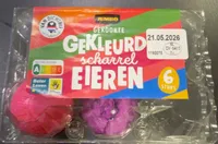 Gekookte gekleurde eieren