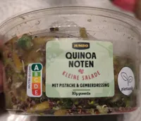 Quinoa noten kleine salade met pistache & gemberdressing