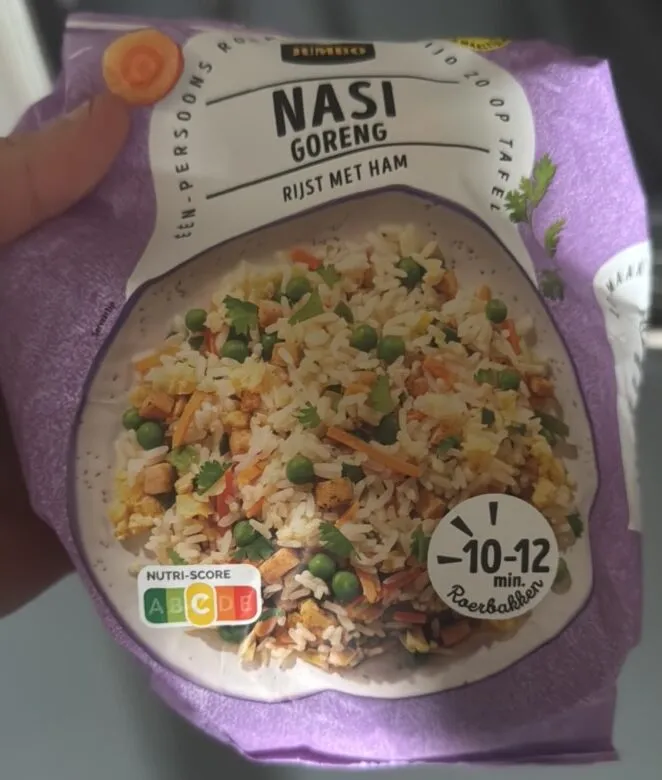 NASI GORENG RIJST MET HAM