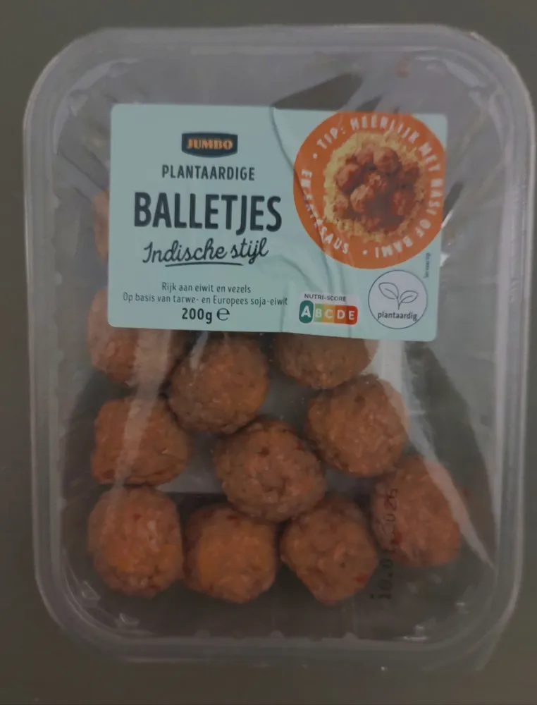 Jumbo Plantaardige Balletjes Indische Stijl 200 g