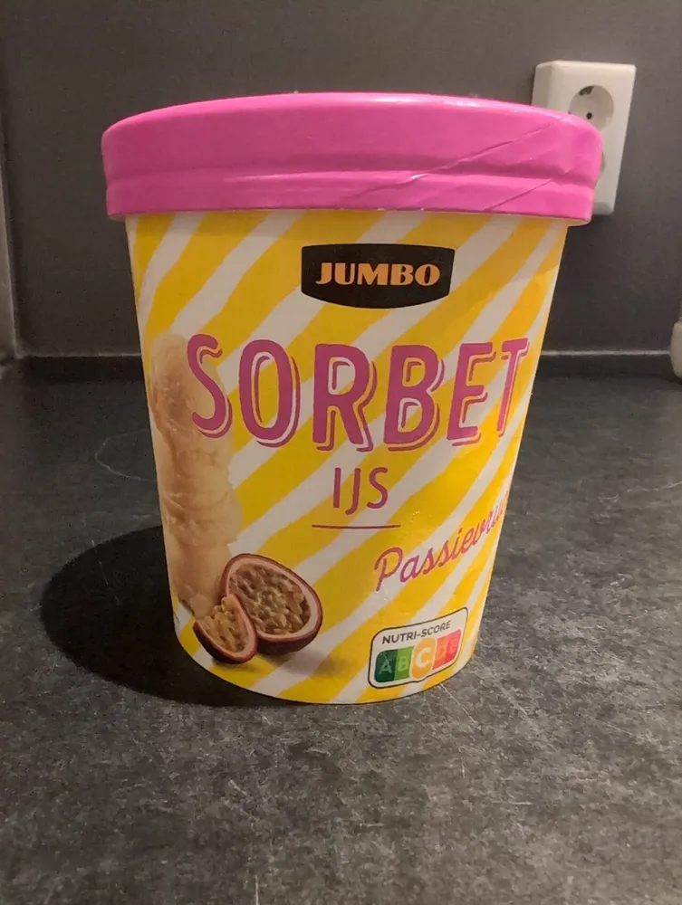 Sorbetijs Passievrucht