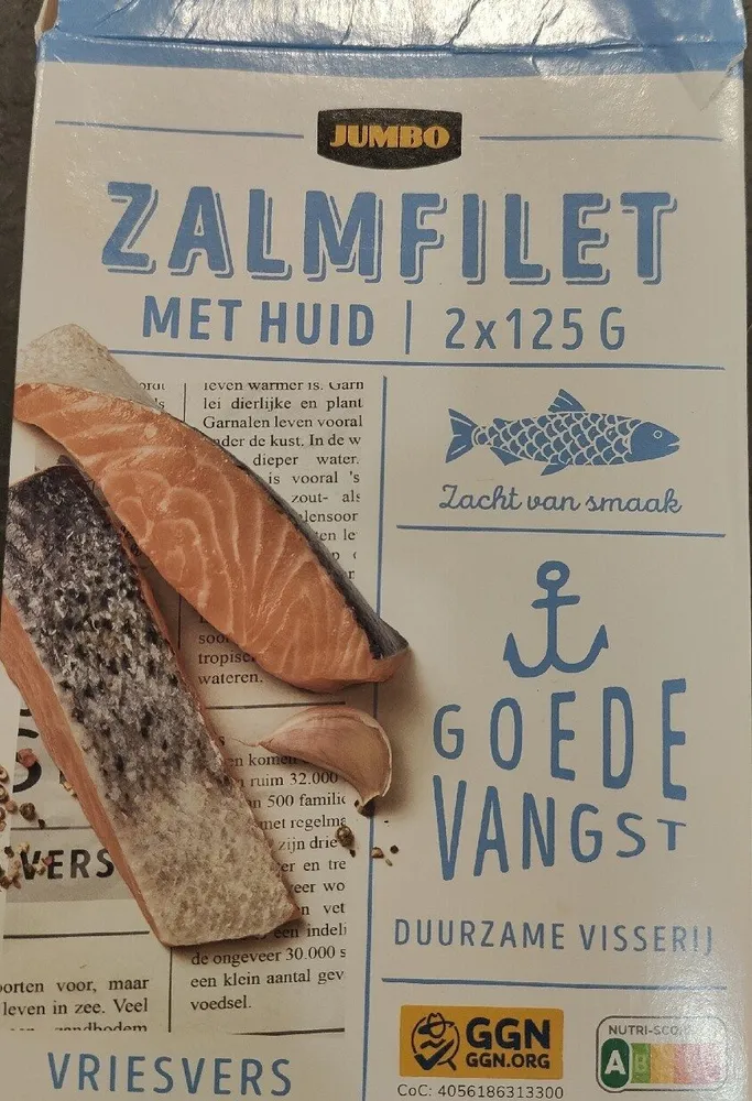 Zalmfilet Met Huid