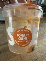 Verse soep Tomaat Crème met pastaschelpjes