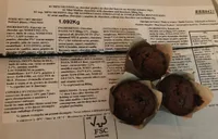 Mini muffins au chocolat