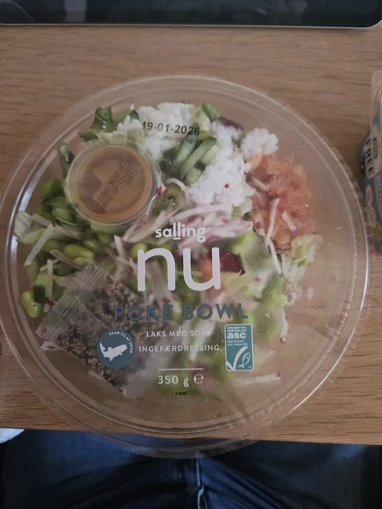 Poke Bowl Laks Med Soja