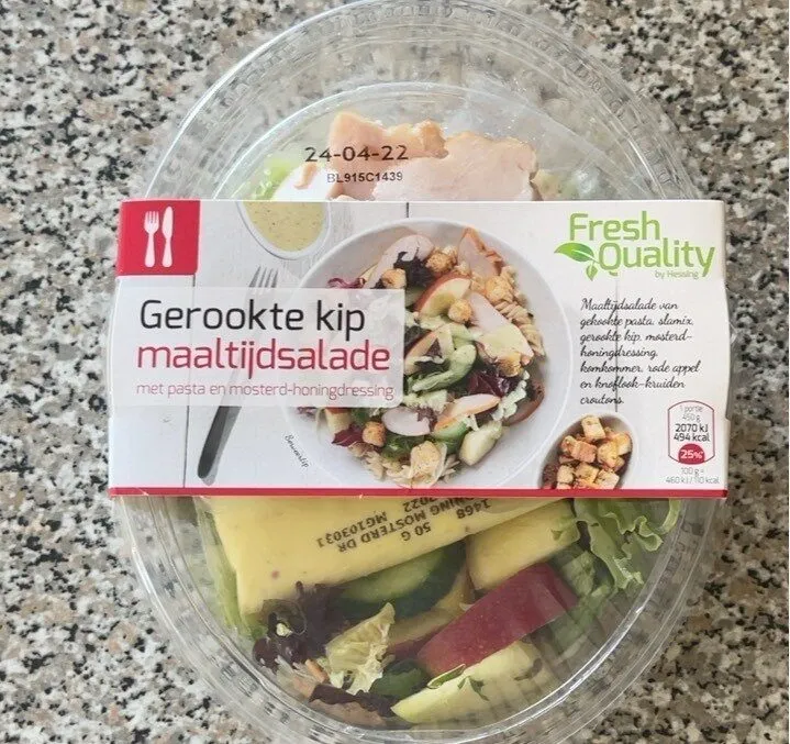 Gerookte kip maaltijdsalade