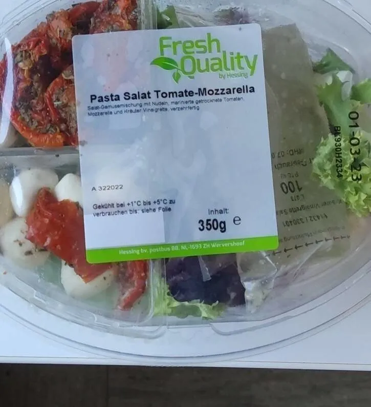 Pasta Salat Tomate Mozzarella