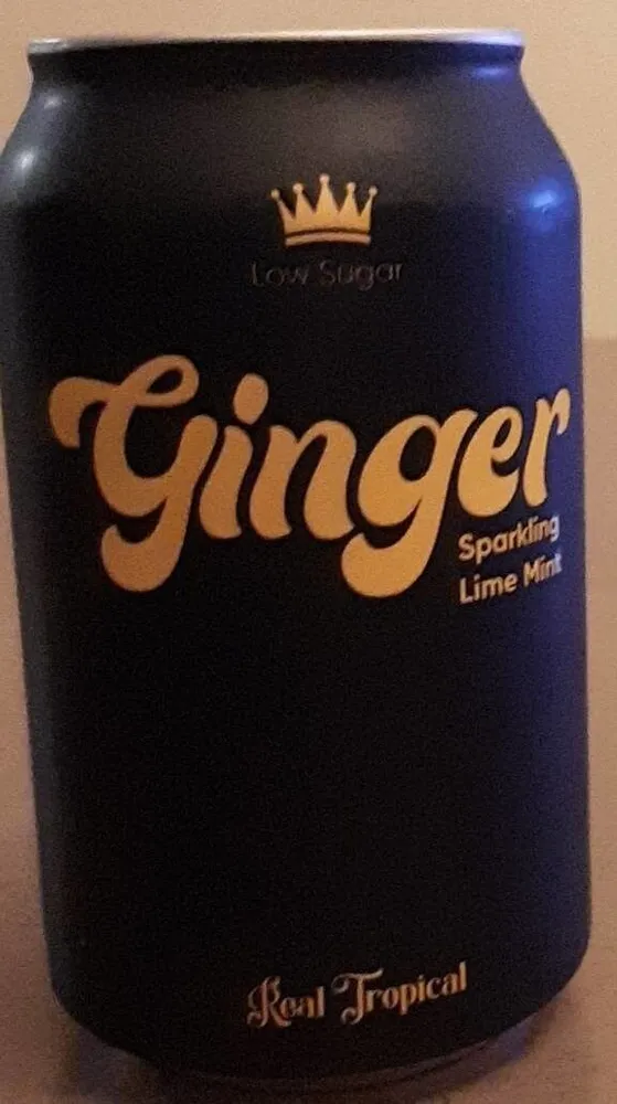 Gingembre sparkling lime mint Réal Tropical