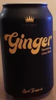 Gingembre sparkling lime mint Réal Tropical