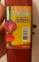 100% purebred palm oil