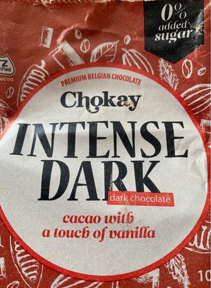 Dark chocolate with a touch of vanilla