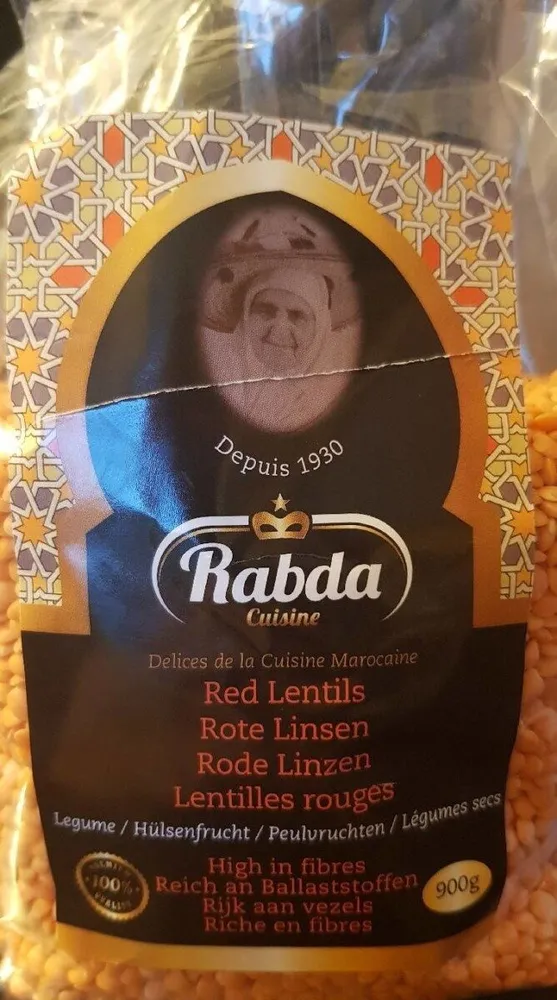Rabda lentilles rouges