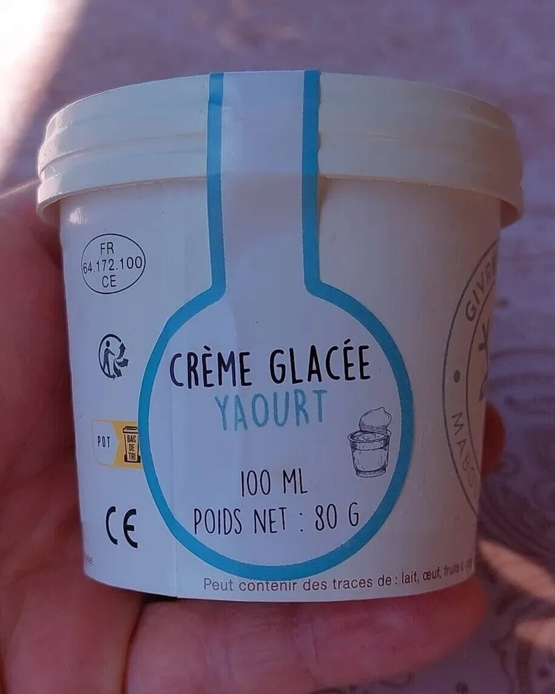 Crème glacée yaourt