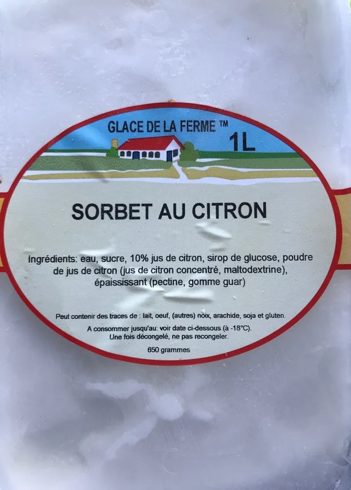 Sorbet au citron