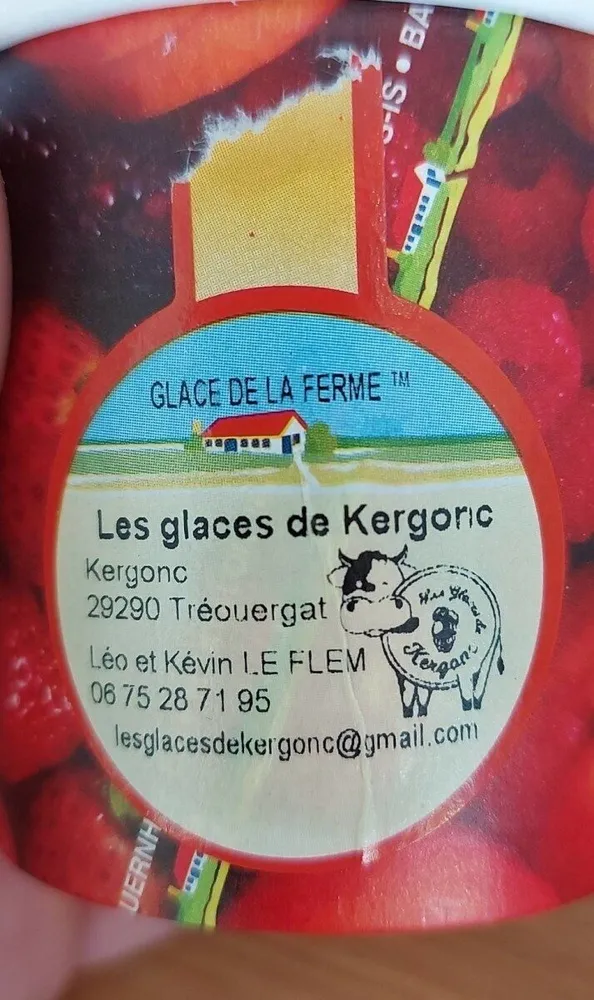 Crème glacé au palet Breton