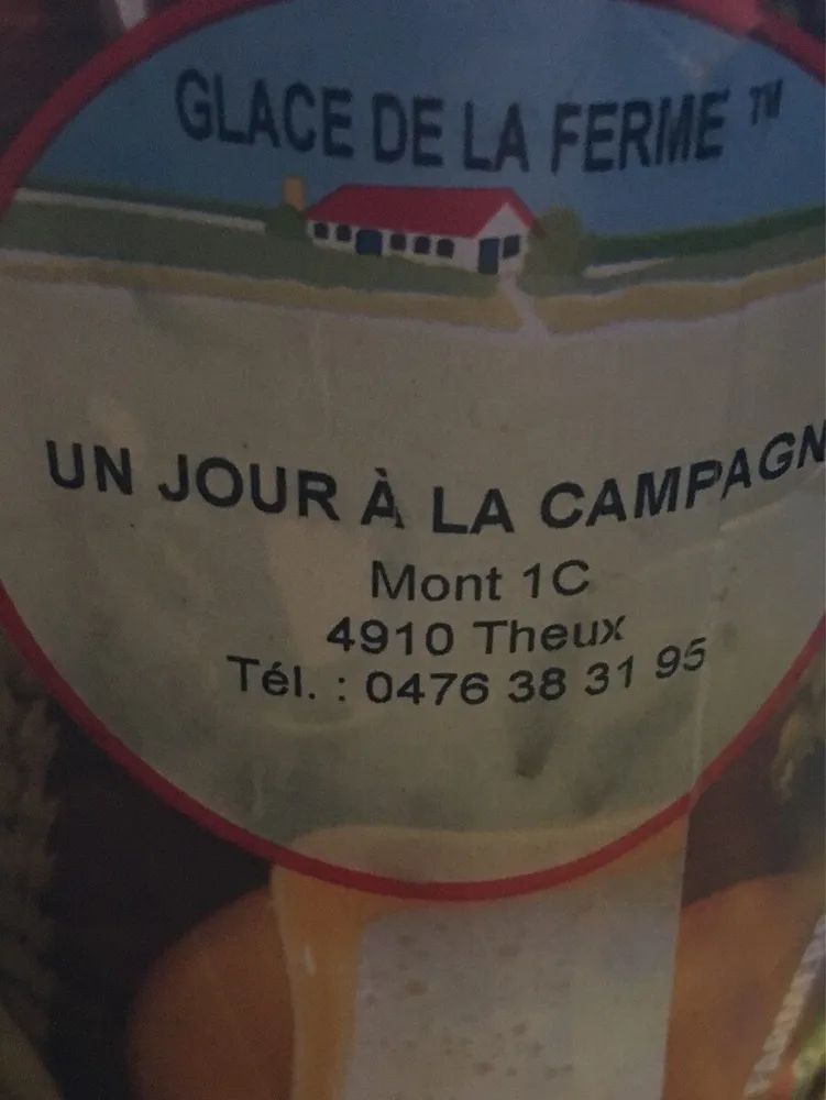 Glace de la ferme