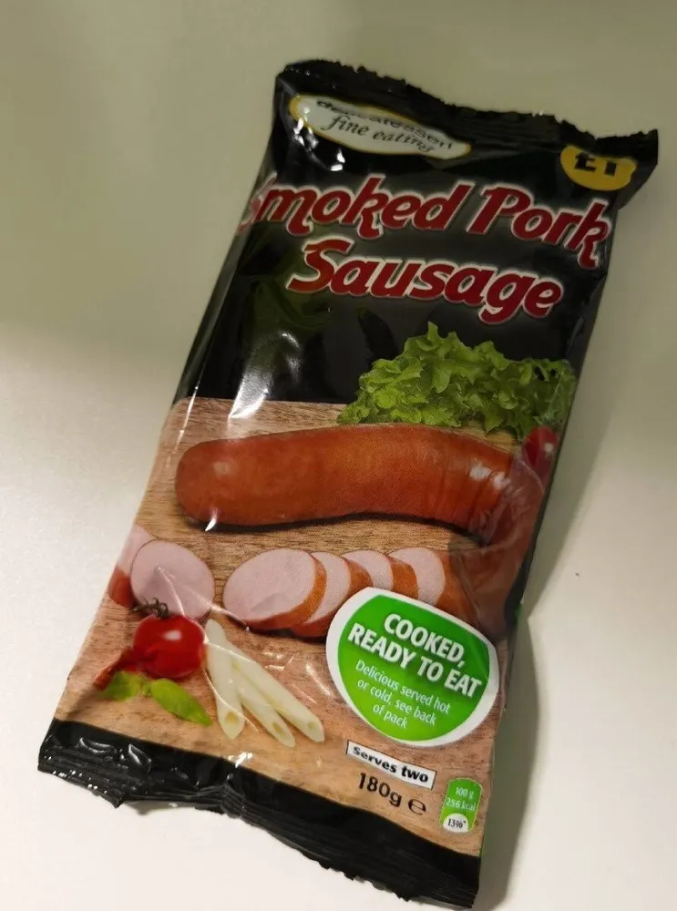 Smoking Pork Sausage
